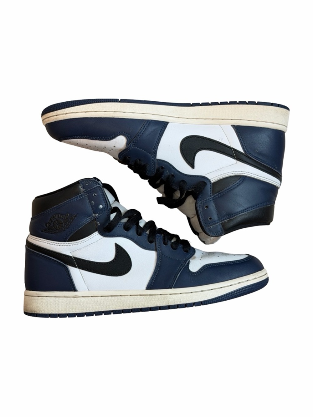 Air Jordan 1 Retro High OG Midnight Navy Men’s 9.5 DZ5485-401 - Picture 9 of 9